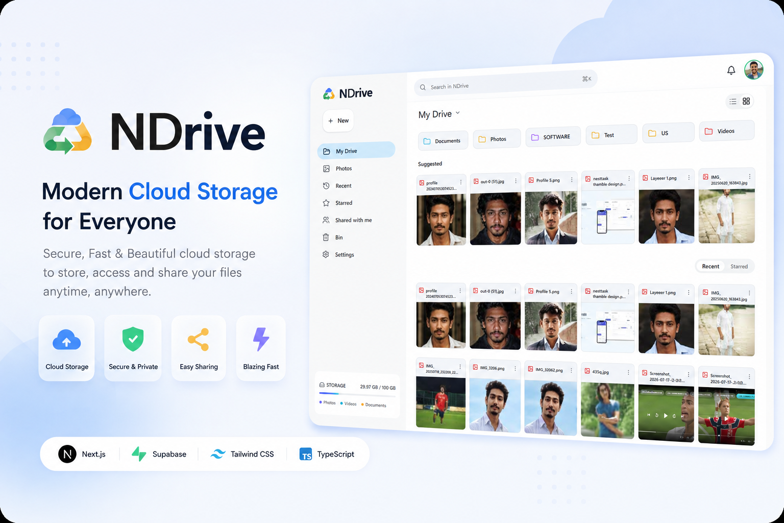 NDrive - Storage Platform project